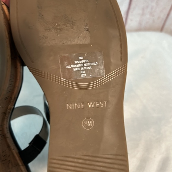 NWOT Nine West Rapps Wedge Sandal - Picture 10 of 13